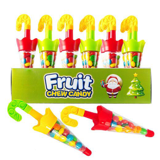 Plastic Umberlla with Fruit Chew