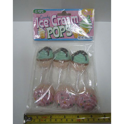 Ice Cream Decorated Lollipops