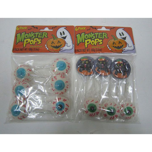 Monster Decorated Lollipops