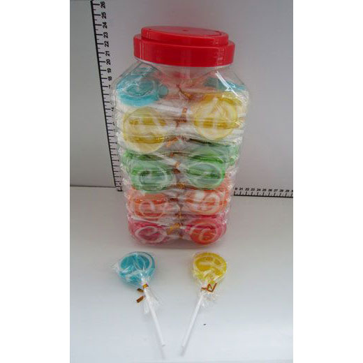 Swirl Lollipops Jar