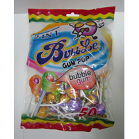 Lollipops with Bubble Gum