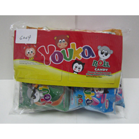 20ct Strip Gummy Rolls with Header Card