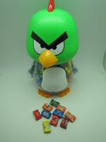 Angry Bird Jar with Bubble Gum