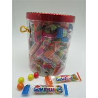 4pcs Bubble Gum Strip in Jar