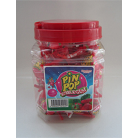 Lollipops with Bubble Gum Jar