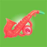 Whistle Saxophone with Dextrose Candy