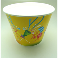 150oz Chicken Bucket with Lid(2 sides PE)(21.6cm Top*16cm Bottom*16.6cm H)