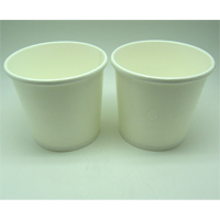 Printed 26oz Soup Cup(2 sides PE)(11.8cm Top*9.6cm Bottom*10.8cm H) 