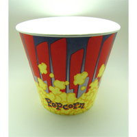 170oz Popcorn Bucket(2 sides PE)(22.2cm Top*16.3cm Bottom*20.9cm H)