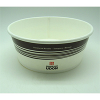 1090ml Paper Bowl(16.6cm Top*14.5cm Bottom*6.5cm H)