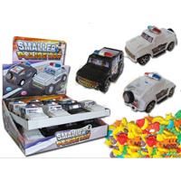 Pull-Back Police Car with Dextrose Candy