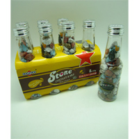 Stone Chocolate Milk Candy in Bottle