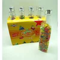 Fruit Picture Hard Candy in Tri.Bottle