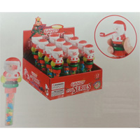 Push-Tongue Santa with Dextrose Candy