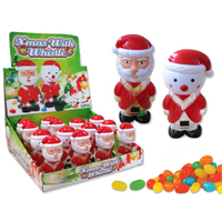 Christmas Whistle Figurine with Jelly Beans