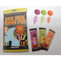 Pumpkin Glow Lollipops