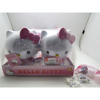 Hello Kitty Money Bank filled with Candy(2pcs of 6g dextrose candy+1pcs of 13g dextrose lollipop)