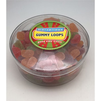 Gummy Fruit in Round Plastic Jar