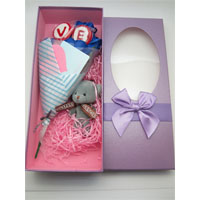 Love Gift Set(2 lollipops+roses+card+toy bear)