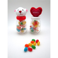 Valentine Bottle with Jelly Beans