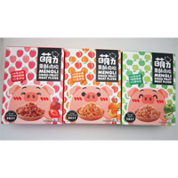 Dried Fruit Pork Floss(Flavors: Strawberry, Yellow Peach, Apple)