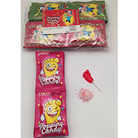 Popping Candy with Lollipop Foot