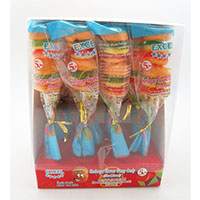 Mini Gummy Hamburger Skewers