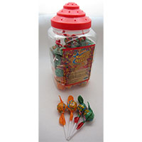 Lollipops with Bubble Gum Jar