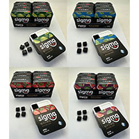 Sugar Free Chewing Gum with Coconut Shell Activated Carbon(Lime, Mint, Strawberry, Watermelon)