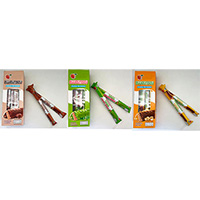 Center Filled Crispy Stick(Chocolate/Peanut Butter/Pandan Flavor)