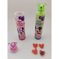 Fruity Jelly Mickey Head in Lighting Tube